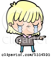 Cartoon Woman Crying