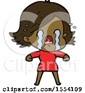 Cartoon Woman Crying