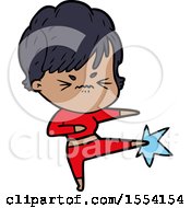 Cartoon Frustrated Woman