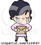 Cartoon Woman Crying