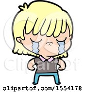 Cartoon Woman Crying