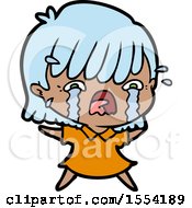 Cartoon Girl Crying