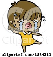 Cartoon Girl Crying