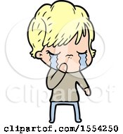 Cartoon Woman Crying