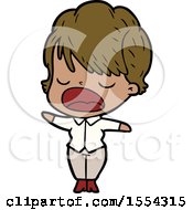 Cartoon Woman Talking