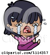 Cartoon Girl Crying