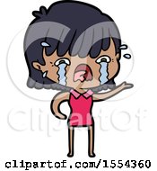 Cartoon Girl Crying