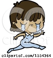 Cartoon Woman Crying