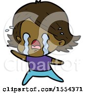 Cartoon Woman Crying