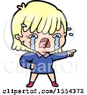 Cartoon Girl Crying