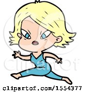 Cartoon Stressed Woman