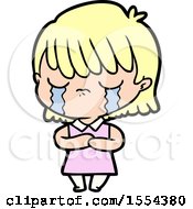 Cartoon Woman Crying