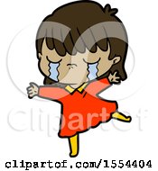 Cartoon Woman Crying