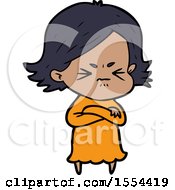 Cartoon Angry Woman