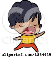 Cartoon Woman Talking