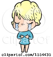 Cartoon Woman Crying