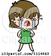 Cartoon Girl Crying