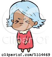 Cartoon Angry Woman