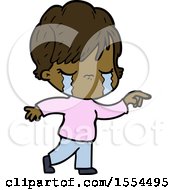 Cartoon Woman Crying