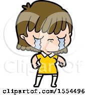 Cartoon Woman Crying