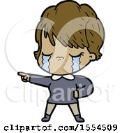 Cartoon Woman Crying