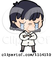 Cartoon Woman Crying