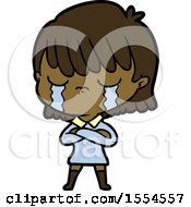 Cartoon Woman Crying