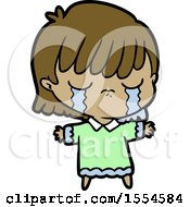 Cartoon Woman Crying