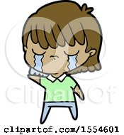 Cartoon Woman Crying