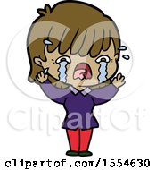 Cartoon Girl Crying