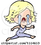 Cartoon Woman Crying