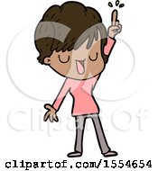 Cartoon Happy Woman