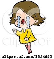 Cartoon Woman Crying