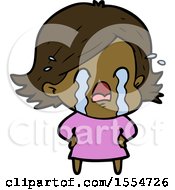 Cartoon Woman Crying