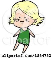 Cartoon Angry Woman