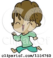 Cartoon Laughing Woman