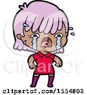 Cartoon Girl Crying