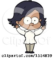 Happy Cartoon Girl