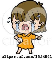 Cartoon Girl Crying