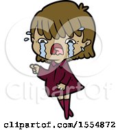 Cartoon Girl Crying