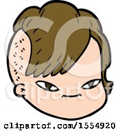 Cartoon Female Face