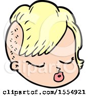 Cartoon Female Face