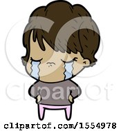 Cartoon Woman Crying