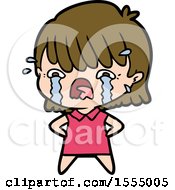 Cartoon Girl Crying