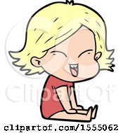 Happy Cartoon Girl