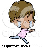 Cartoon Woman Crying