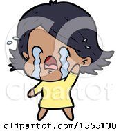 Cartoon Woman Crying