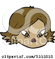 Cartoon Female Face