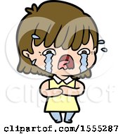 Cartoon Girl Crying