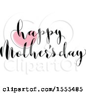 Poster, Art Print Of Happy Mothers Day Greeting With A Heart